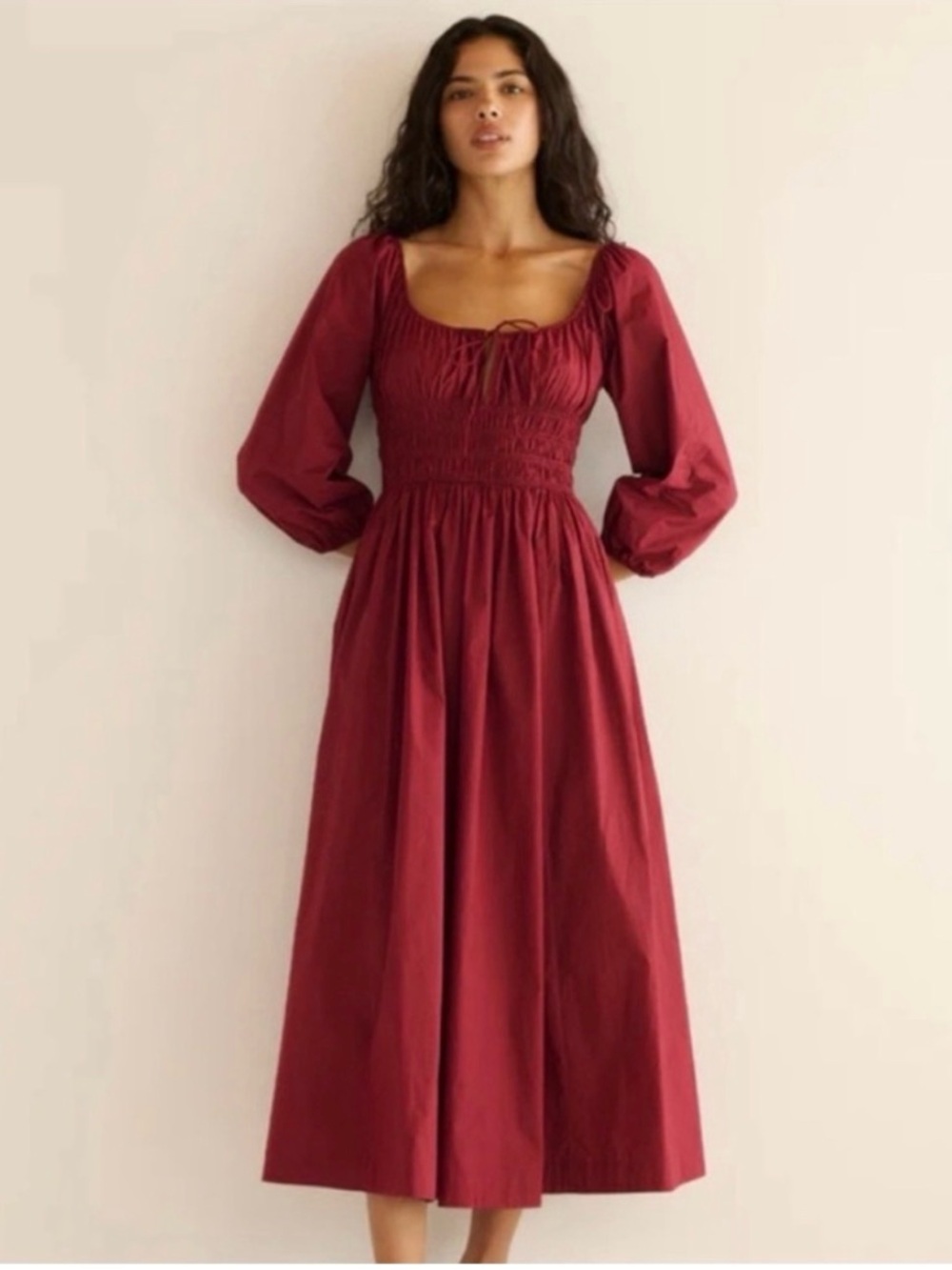 Doen Quintessa Dress in Burgundy
